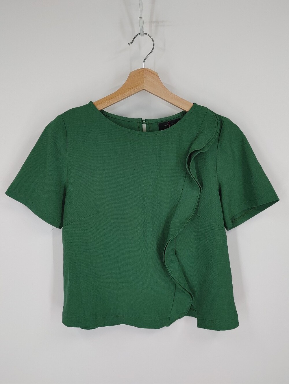 Jasper J Conran Cropped Ruffle Tee